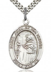 St. John of the Cross Medal, Sterling Silver, Large [BL2355]