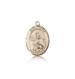 St. John the Apostle Medal, 14 Karat Gold, Medium [BL2359]