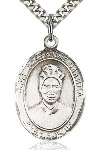 St. Josephine Bakhita Medal, Sterling Silver, Large [BL2445]