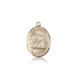 St. Joshua Medal, 14 Karat Gold, Medium [BL2449]