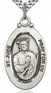 St. Jude Medal, Sterling Silver [BL5917]