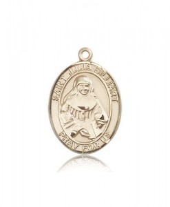 St. Julia Billiart Medal, 14 Karat Gold, Large [BL2475]