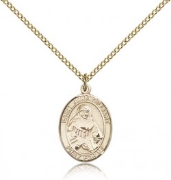 St. Julia Billiart Medal, Gold Filled, Medium [BL2479]