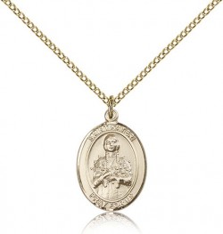 St. Kateri Medal, Gold Filled, Medium [BL2524]