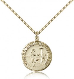 St. Kateri Medal, Gold Filled [BL6548]