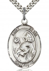 St. Kevin Medal, Sterling Silver, Large [BL2553]