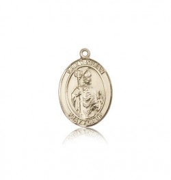 St. Kilian Medal, 14 Karat Gold, Medium [BL2566]