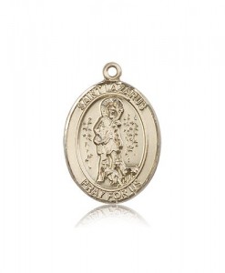 St. Lazarus Medal, 14 Karat Gold, Large [BL2583]