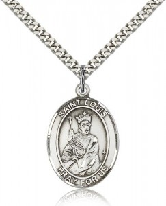 St. Louis Medal, Sterling Silver, Large [BL2634]