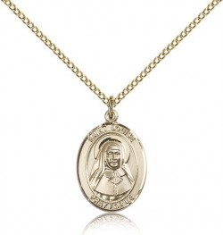 St. Louise De Marillac Medal, Gold Filled, Medium [BL2641]