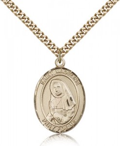St. Madeline Sophie Barat Medal, Gold Filled, Large [BL2682]