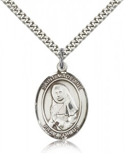 St. Madeline Sophie Barat Medal, Sterling Silver, Large [BL2685]