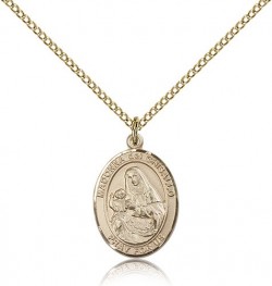 St. Madonna Del Ghisallo Medal, Gold Filled, Medium [BL2692]