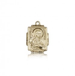 St. Maria Goretti Medal, 14 Karat Gold [BL4895]