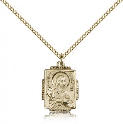 St. Maria Goretti Medal, Gold Filled [BL4894]