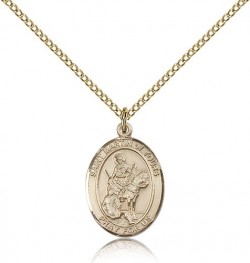 St. Martin of Tours Medal, Gold Filled, Medium [BL2790]