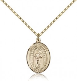 St. Matthias the Apostle Medal, Gold Filled, Medium [BL2827]
