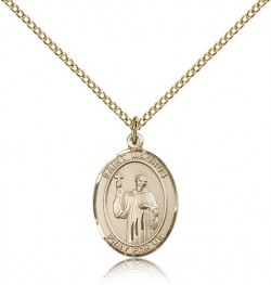 St. Maurus Medal, Gold Filled, Medium [BL2836]