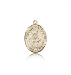 St. Maximilian Kolbe Medal, 14 Karat Gold, Medium [BL2842]