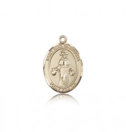 St. Nino De Atocha Medal, 14 Karat Gold, Medium [BL2968]