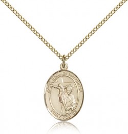 St. Paul of the Cross Medal, Gold Filled, Medium [BL3010]