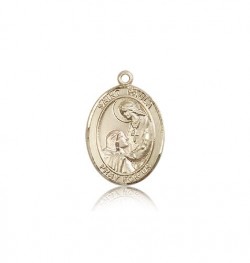 St. Paula Medal, 14 Karat Gold, Medium [BL3025]