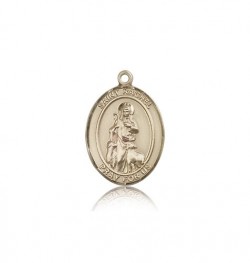St. Rachel Medal, 14 Karat Gold, Medium [BL3142]