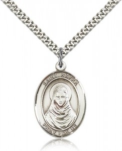 St. Rafta Medal, Sterling Silver, Large [BL3156]
