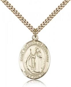 St. Raymond of Penafort Medal, Gold Filled, Large [BL3180]