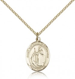 St. Raymond of Penafort Medal, Gold Filled, Medium [BL3181]