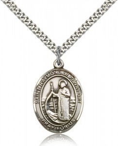 St. Raymond of Penafort Medal, Sterling Silver, Large [BL3183]