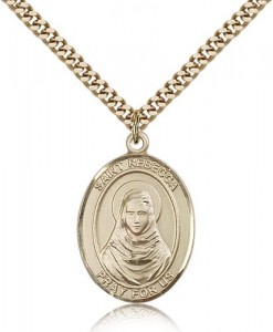 St. Rebecca Medal, Gold Filled, Large [BL3189]