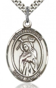 St. Regina Medal, Sterling Silver, Large [BL3201]