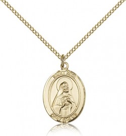 St. Rita of Cascia Medal, Gold Filled, Medium [BL3253]