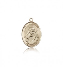 St. Robert Bellarmine Medal, 14 Karat Gold, Medium [BL3259]