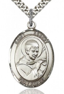 St. Robert Bellarmine Medal, Sterling Silver, Large [BL3265]