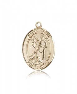 St. Roch Medal, 14 Karat Gold, Large [BL3276]