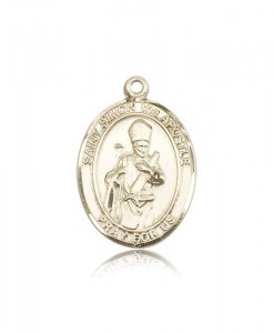 St. Simon Medal, 14 Karat Gold, Large [BL3669]