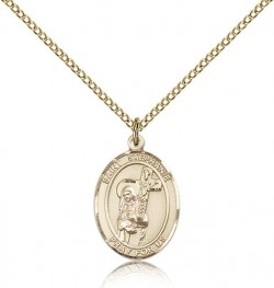 St. Stephanie Medal, Gold Filled, Medium [BL3701]