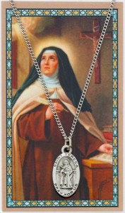 St. Teresa of Avila Medal with Prayer Card [MPC0106]