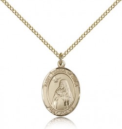 St. Teresa of Avila Medal, Gold Filled, Medium [BL3737]
