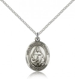St. Theodore Guerin Medal, Sterling Silver, Medium [BL3749]
