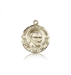 St. Vincent De Paul Medal, 14 Karat Gold [BL5128]