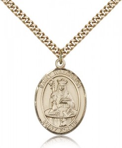 St. Walburga Medal, Gold Filled, Large [BL3907]