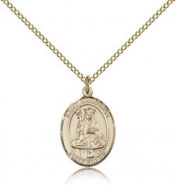 St. Walburga Medal, Gold Filled, Medium [BL3908]