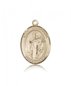 St. Wolfgang Medal, 14 Karat Gold, Large [BL3940]