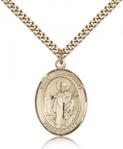 St. Wolfgang Medal, Gold Filled, Large [BL3943]