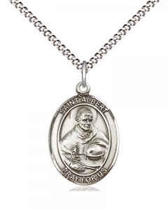 Women's Pewter Oval St. Albert the Great Medal [BLPW407]
