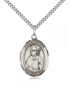 Women's Pewter Oval St. Dennis Medal [BLPW439]