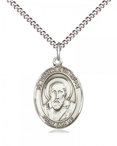Women's Pewter Oval St. Francis De Sales Medal [BLPW449]